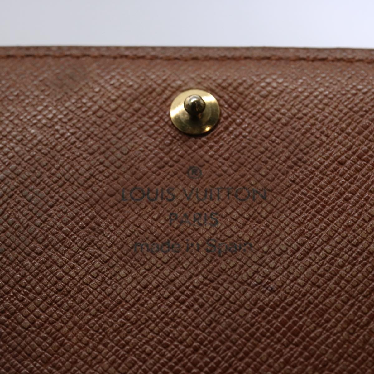 LOUIS VUITTON Monogram Portefeuille Tresol Wallet M61736 LV Auth 61553