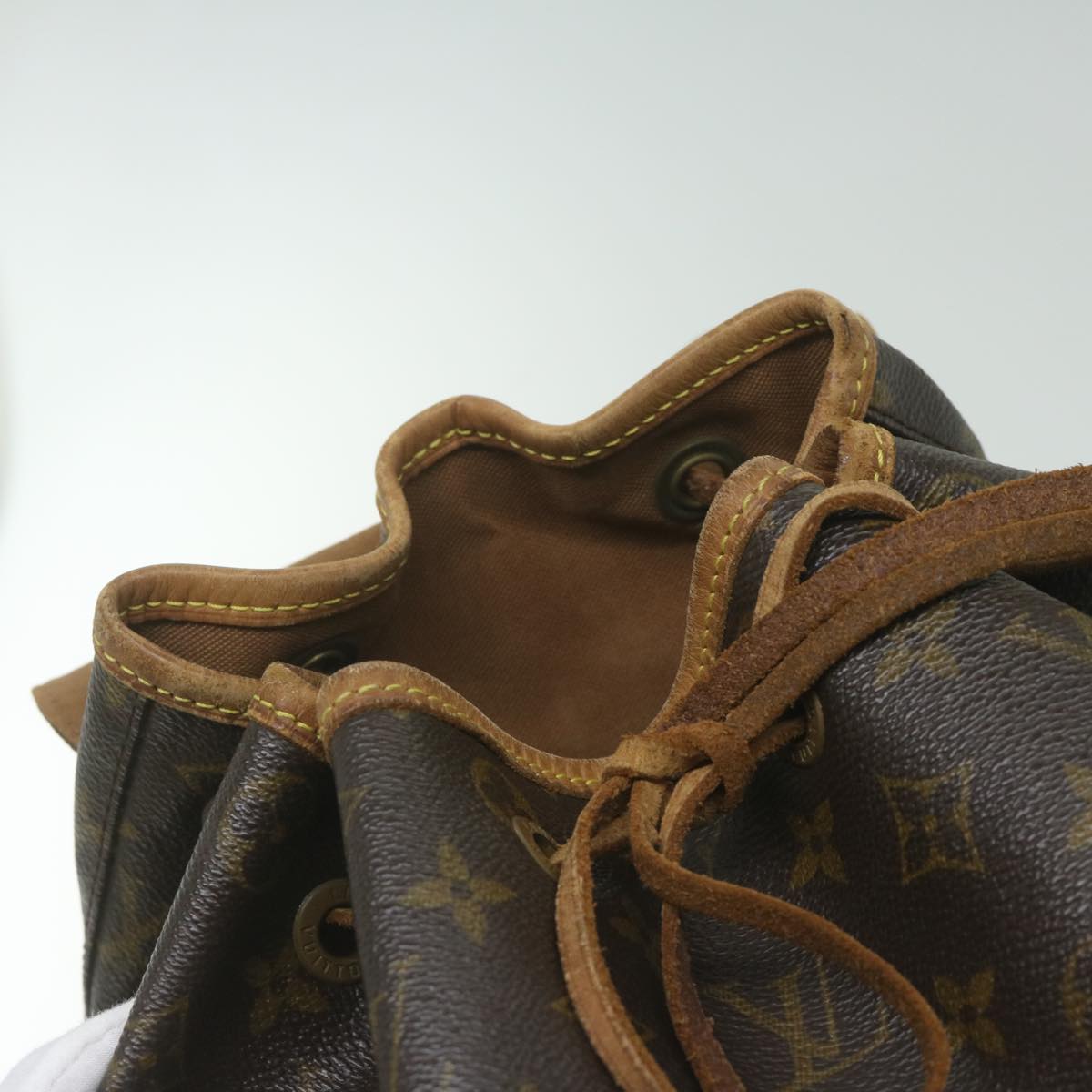 LOUIS VUITTON Monogram Montsouris GM Backpack M51135 LV Auth 61585