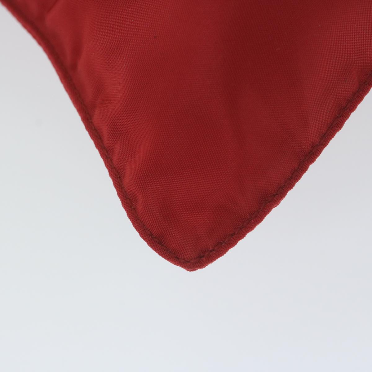 PRADA Shoulder Bag Nylon Red Auth 61622