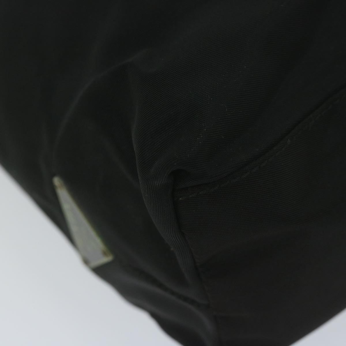 PRADA Shoulder Bag Nylon Black Auth 61625