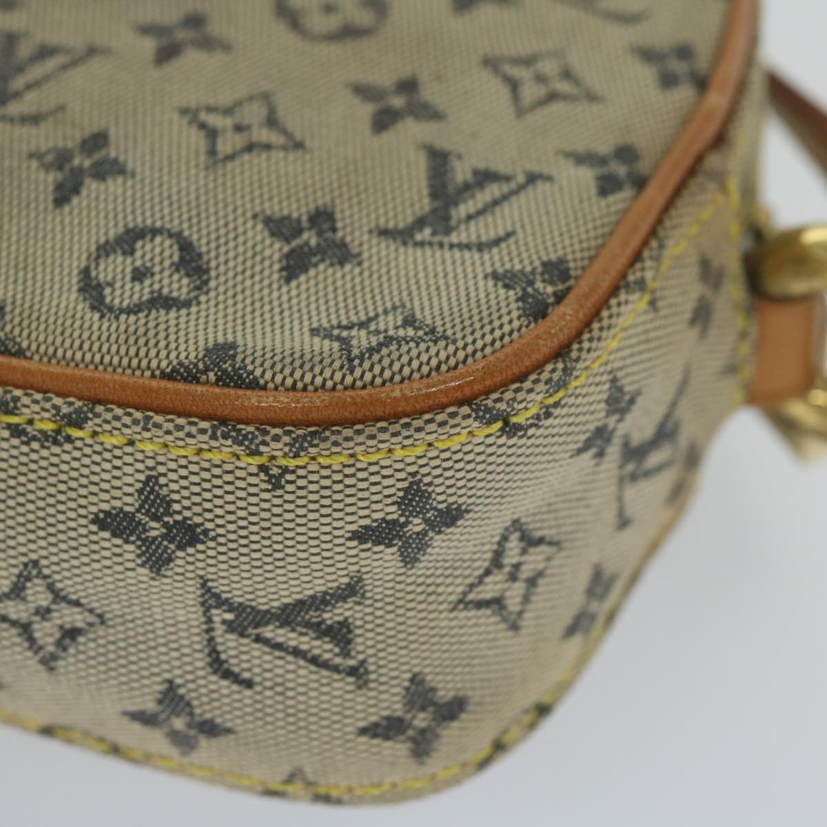 LOUIS VUITTON Monogram Mini Juliet MM Shoulder Bag Blue M92004 LV Auth 61753