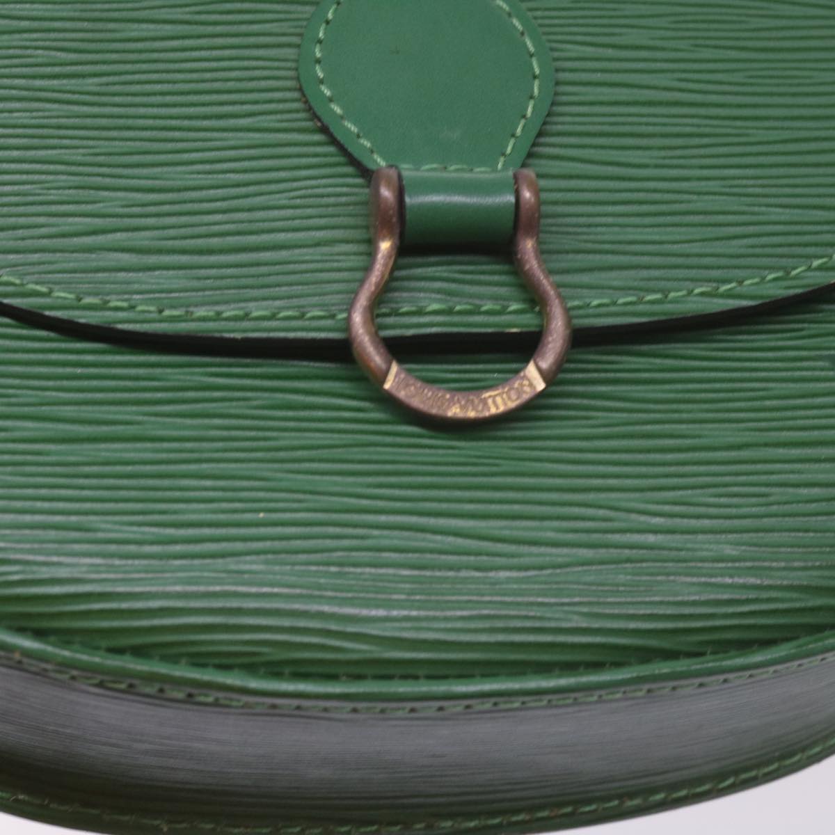 LOUIS VUITTON Epi Saint Cloud PM Shoulder Bag Green M52214 LV Auth 61764