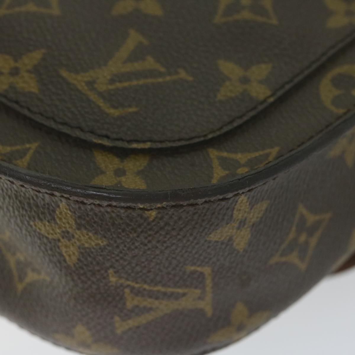 LOUIS VUITTON Monogram Saint Cloud GM Shoulder Bag M51242 LV Auth 61765