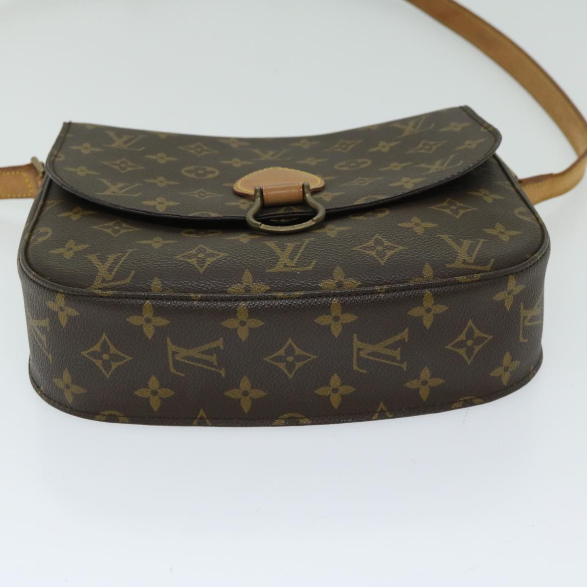 LOUIS VUITTON Monogram Saint Cloud GM Shoulder Bag M51242 LV Auth 61766