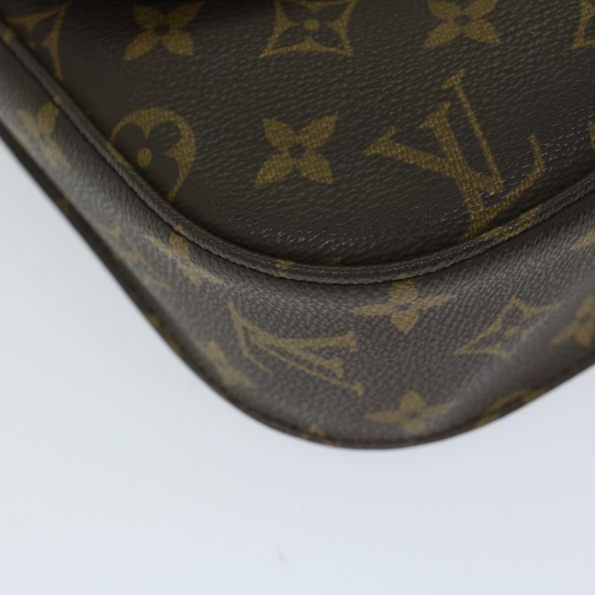 LOUIS VUITTON Monogram Saint Cloud GM Shoulder Bag M51242 LV Auth 61766