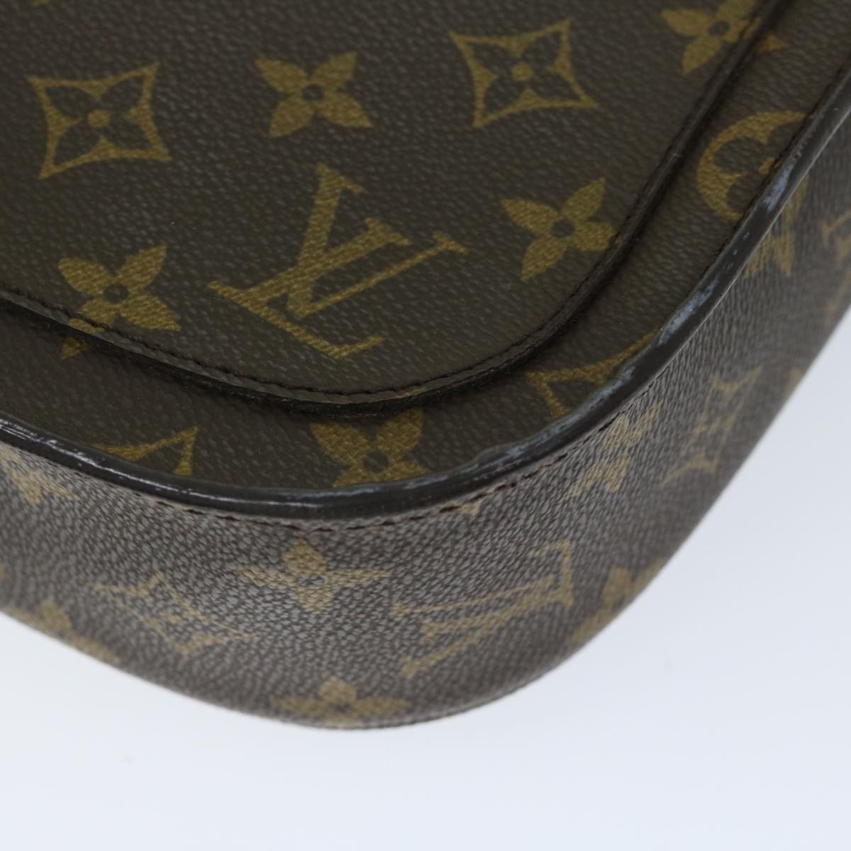 LOUIS VUITTON Monogram Saint Cloud GM Shoulder Bag M51242 LV Auth 61766