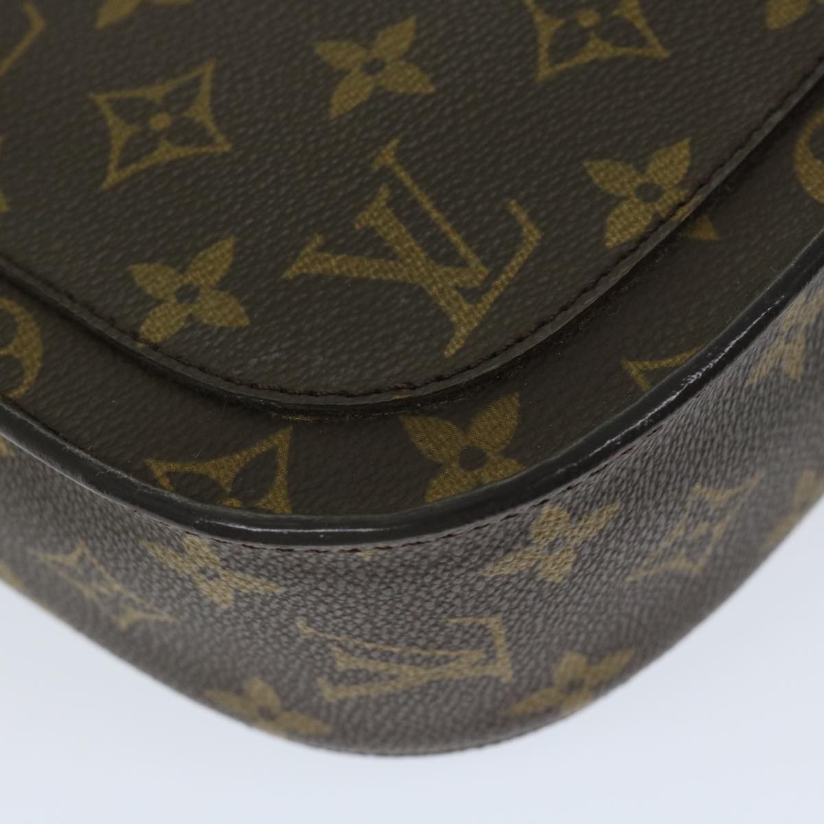 LOUIS VUITTON Monogram Saint Cloud GM Shoulder Bag M51242 LV Auth 61766