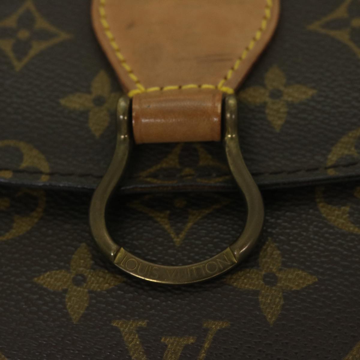 LOUIS VUITTON Monogram Saint Cloud GM Shoulder Bag M51242 LV Auth 61766