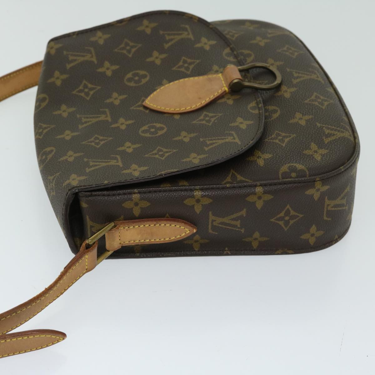 LOUIS VUITTON Monogram Saint Cloud GM Shoulder Bag M51242 LV Auth 61766