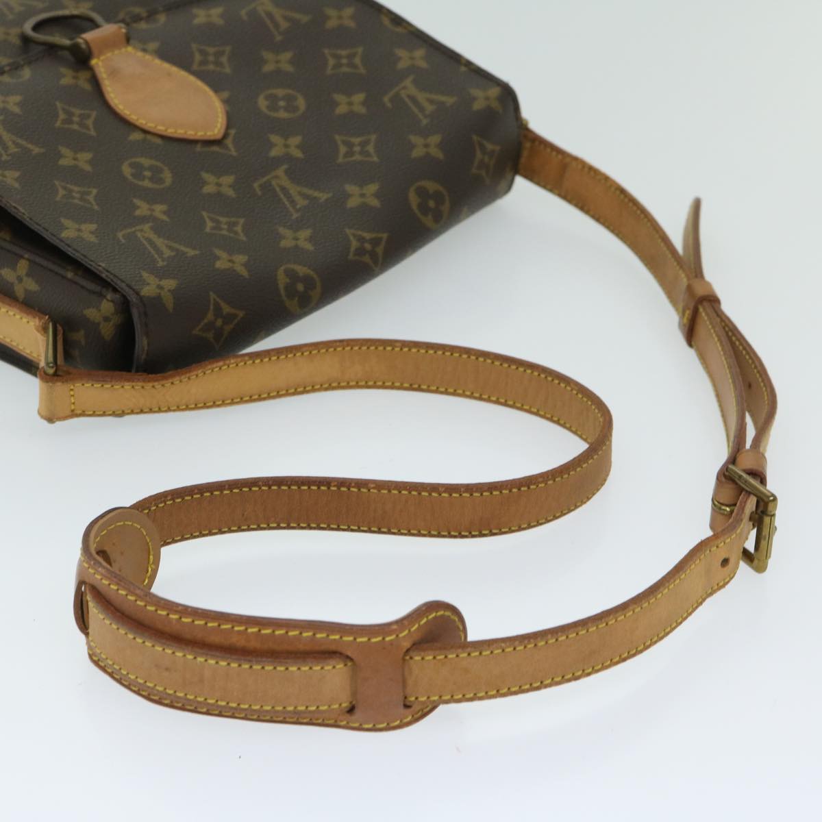 LOUIS VUITTON Monogram Saint Cloud GM Shoulder Bag M51242 LV Auth 61766