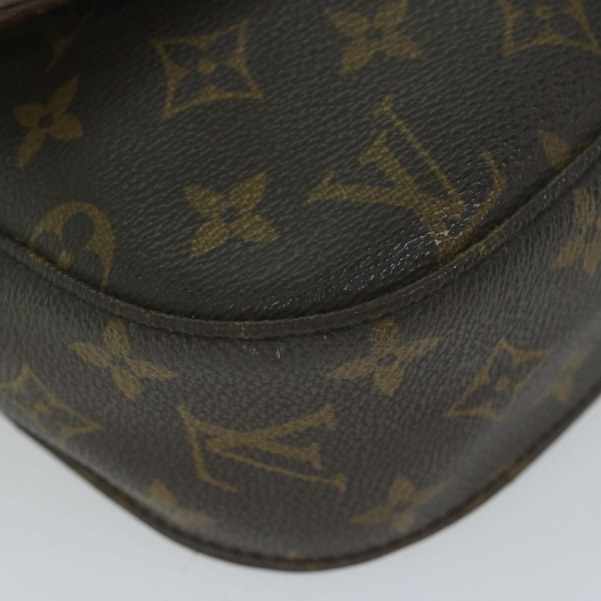 LOUIS VUITTON Monogram Saint Cloud GM Shoulder Bag M51242 LV Auth 61767