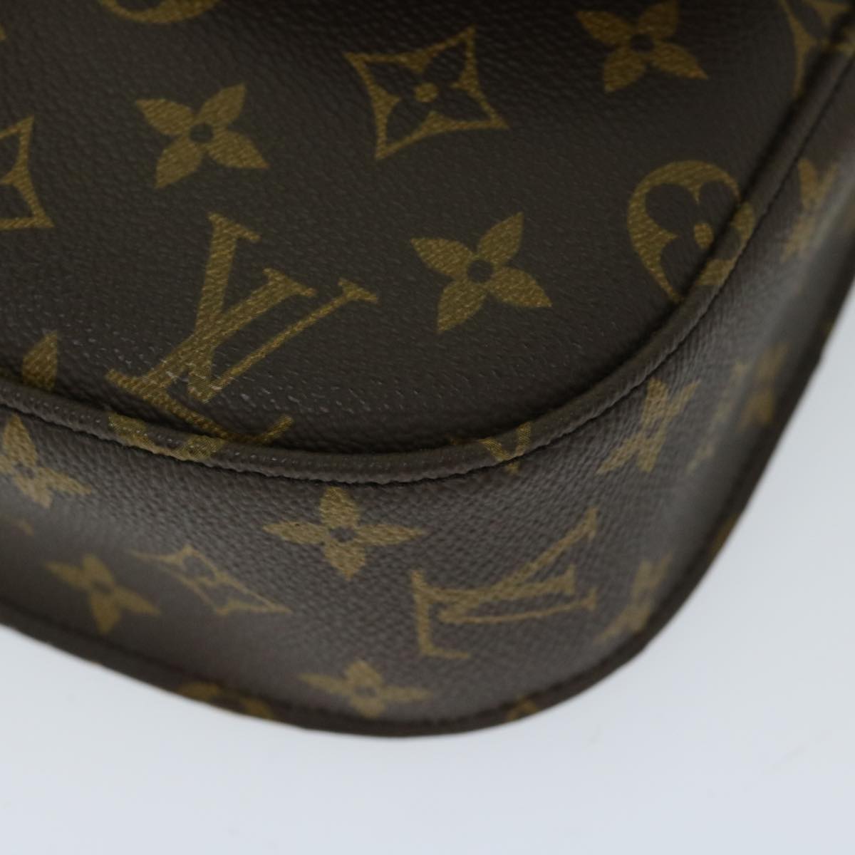 LOUIS VUITTON Monogram Saint Cloud GM Shoulder Bag M51242 LV Auth 61768