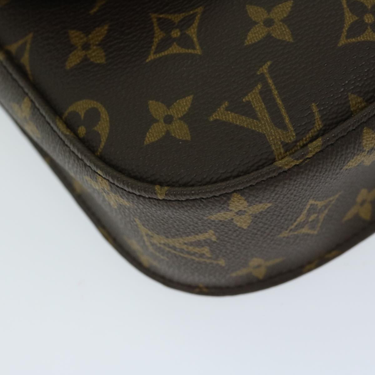 LOUIS VUITTON Monogram Saint Cloud GM Shoulder Bag M51242 LV Auth 61768