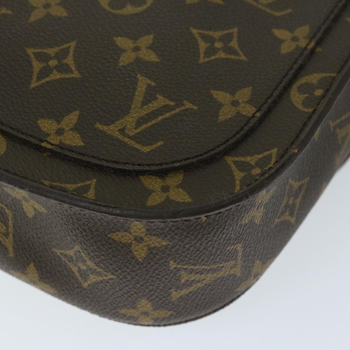 LOUIS VUITTON Monogram Saint Cloud GM Shoulder Bag M51242 LV Auth 61768