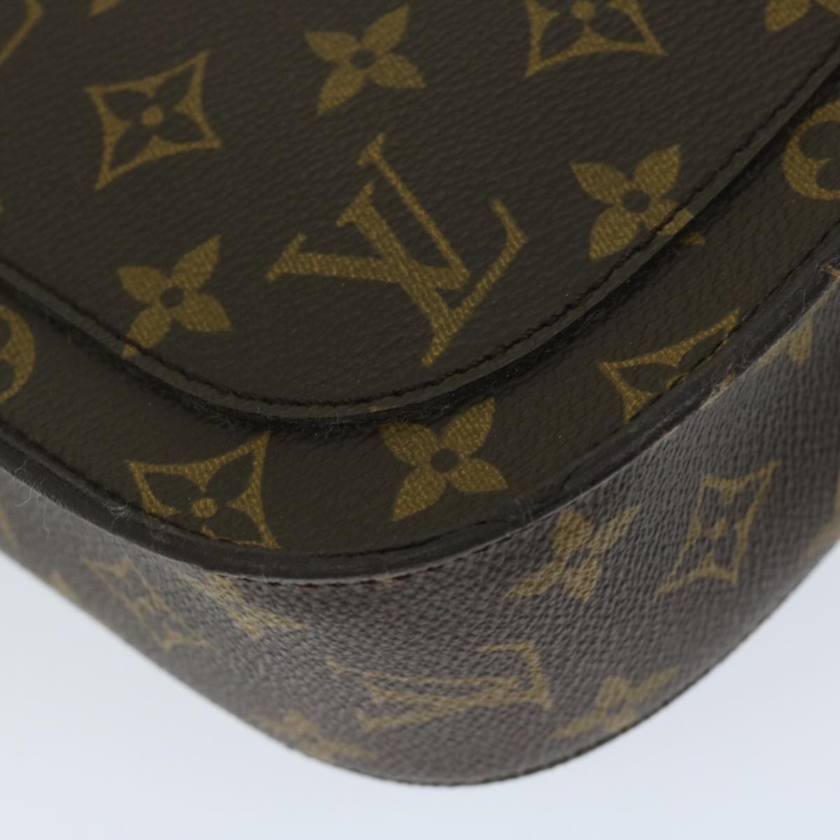 LOUIS VUITTON Monogram Saint Cloud GM Shoulder Bag M51242 LV Auth 61768