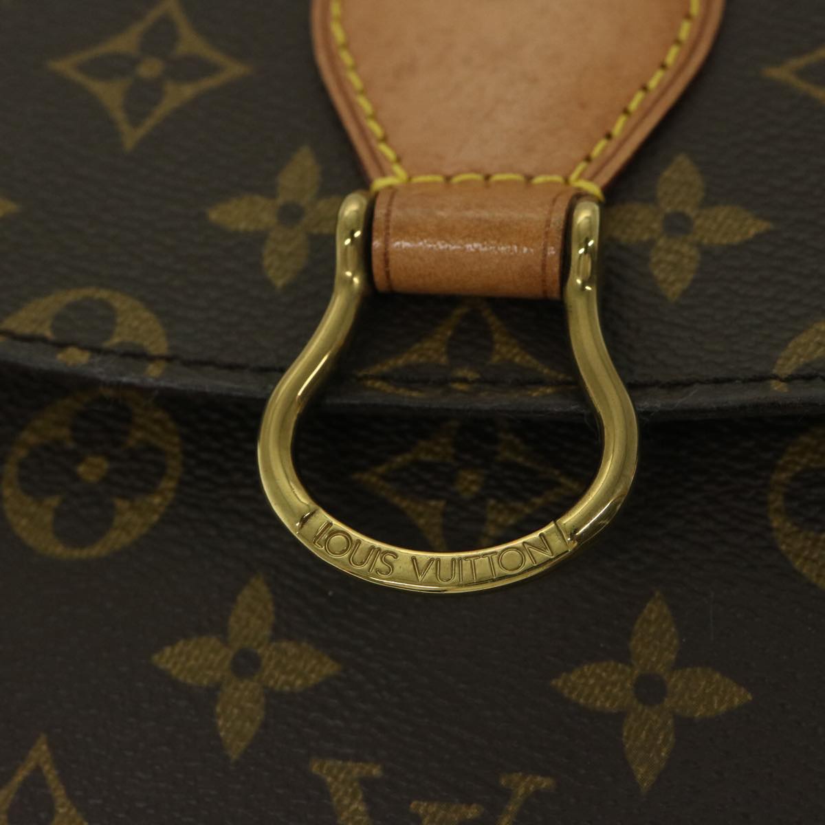 LOUIS VUITTON Monogram Saint Cloud GM Shoulder Bag M51242 LV Auth 61768