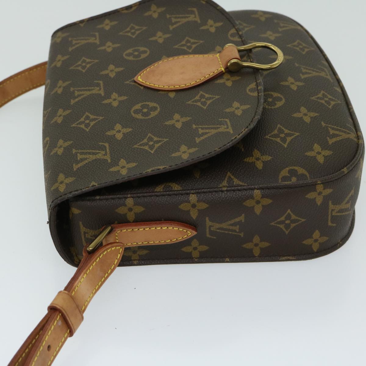 LOUIS VUITTON Monogram Saint Cloud GM Shoulder Bag M51242 LV Auth 61768