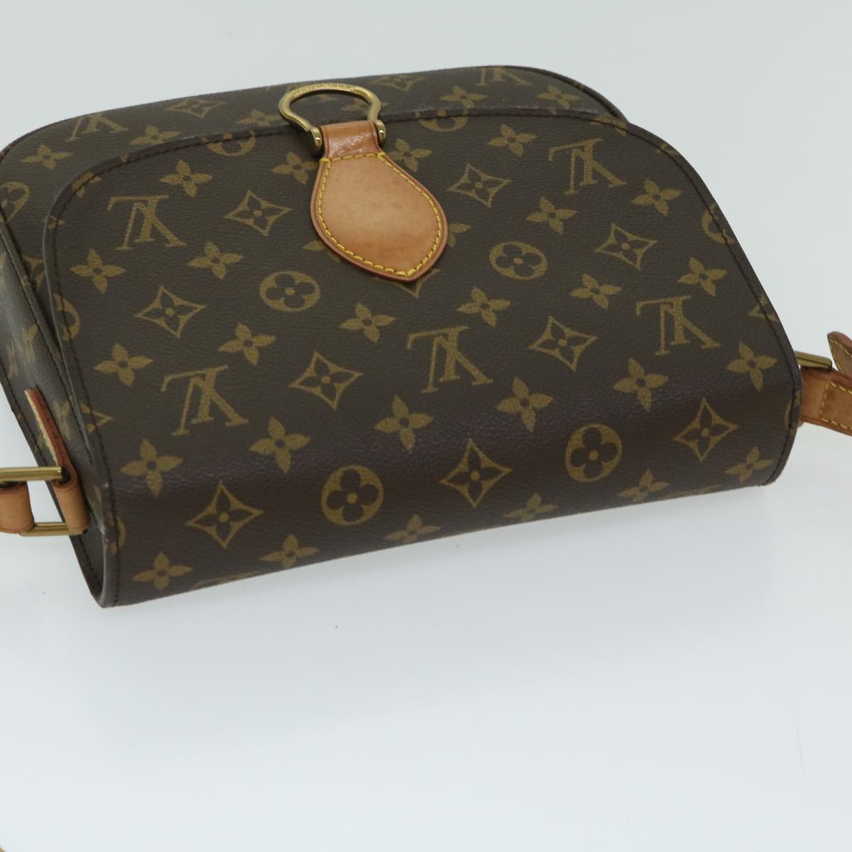 LOUIS VUITTON Monogram Saint Cloud GM Shoulder Bag M51242 LV Auth 61768