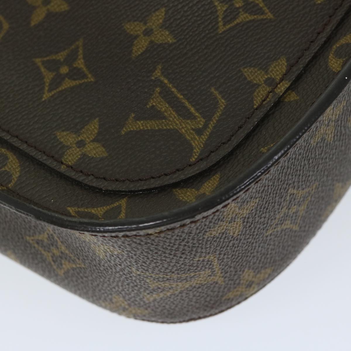 LOUIS VUITTON Monogram Saint Cloud GM Shoulder Bag M51242 LV Auth 61769