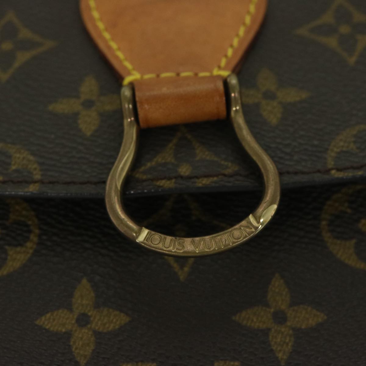 LOUIS VUITTON Monogram Saint Cloud GM Shoulder Bag M51242 LV Auth 61769