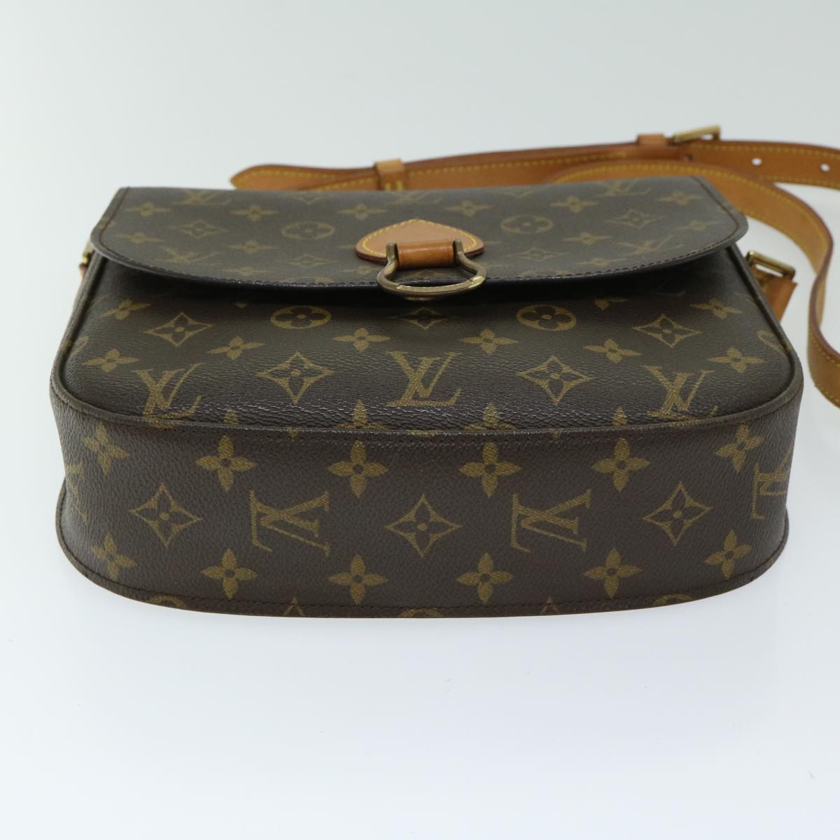 LOUIS VUITTON Monogram Saint Cloud GM Shoulder Bag M51242 LV Auth 61769