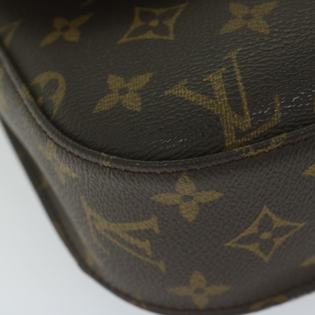 LOUIS VUITTON Monogram Saint Cloud GM Shoulder Bag M51242 LV Auth 61770