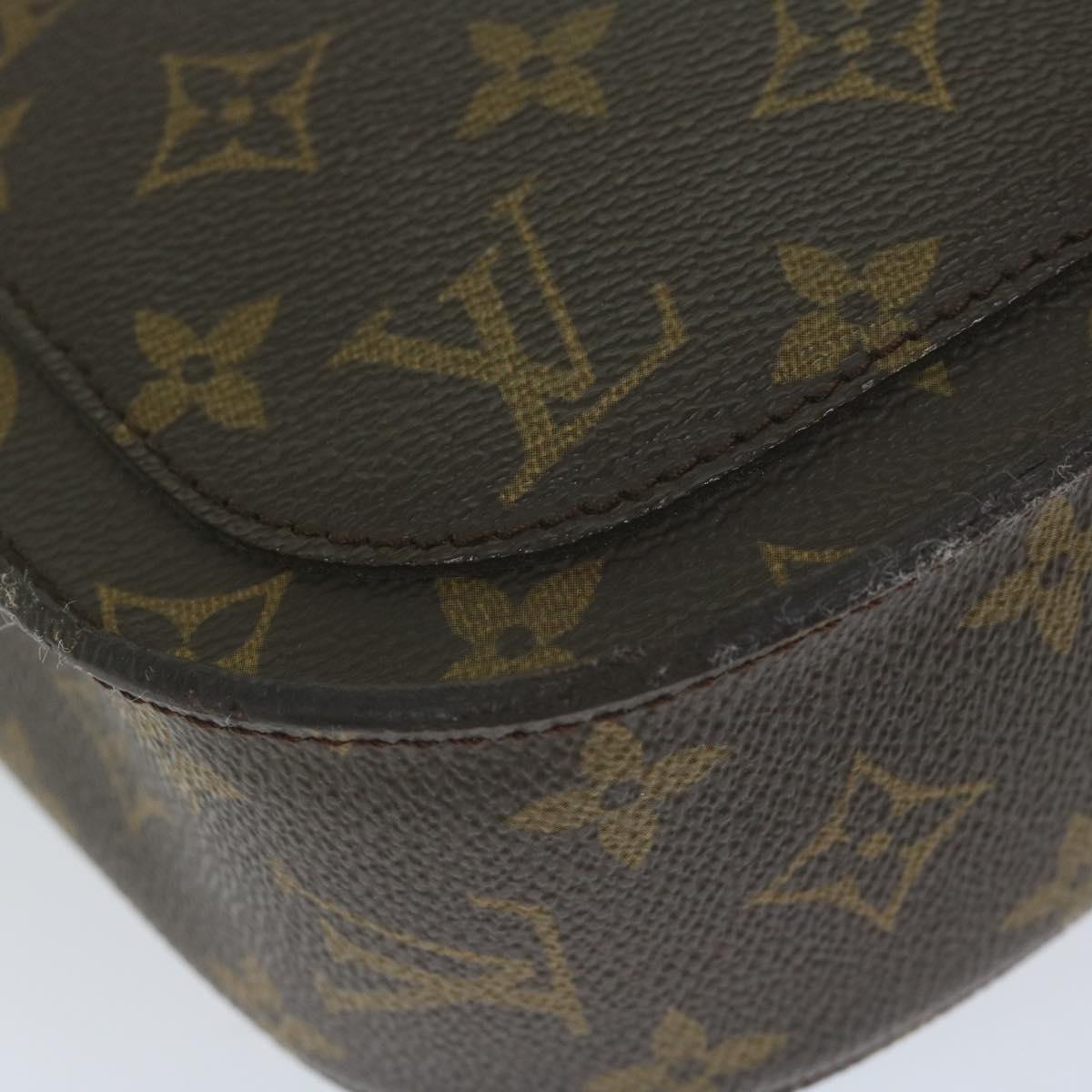 LOUIS VUITTON Monogram Saint Cloud GM Shoulder Bag M51242 LV Auth 61770