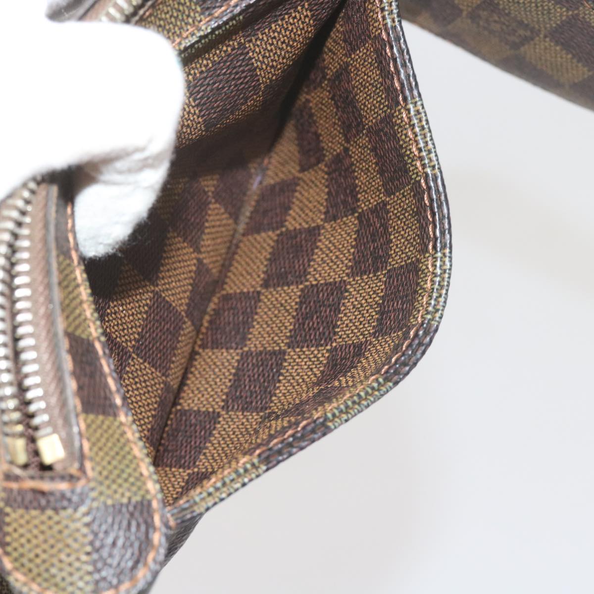 LOUIS VUITTON Damier Ebene Geronimos Shoulder Bag N51994 LV Auth 61781