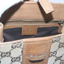 GUCCI GG Canvas Shoulder Bag Beige 110292 Auth 61802-18