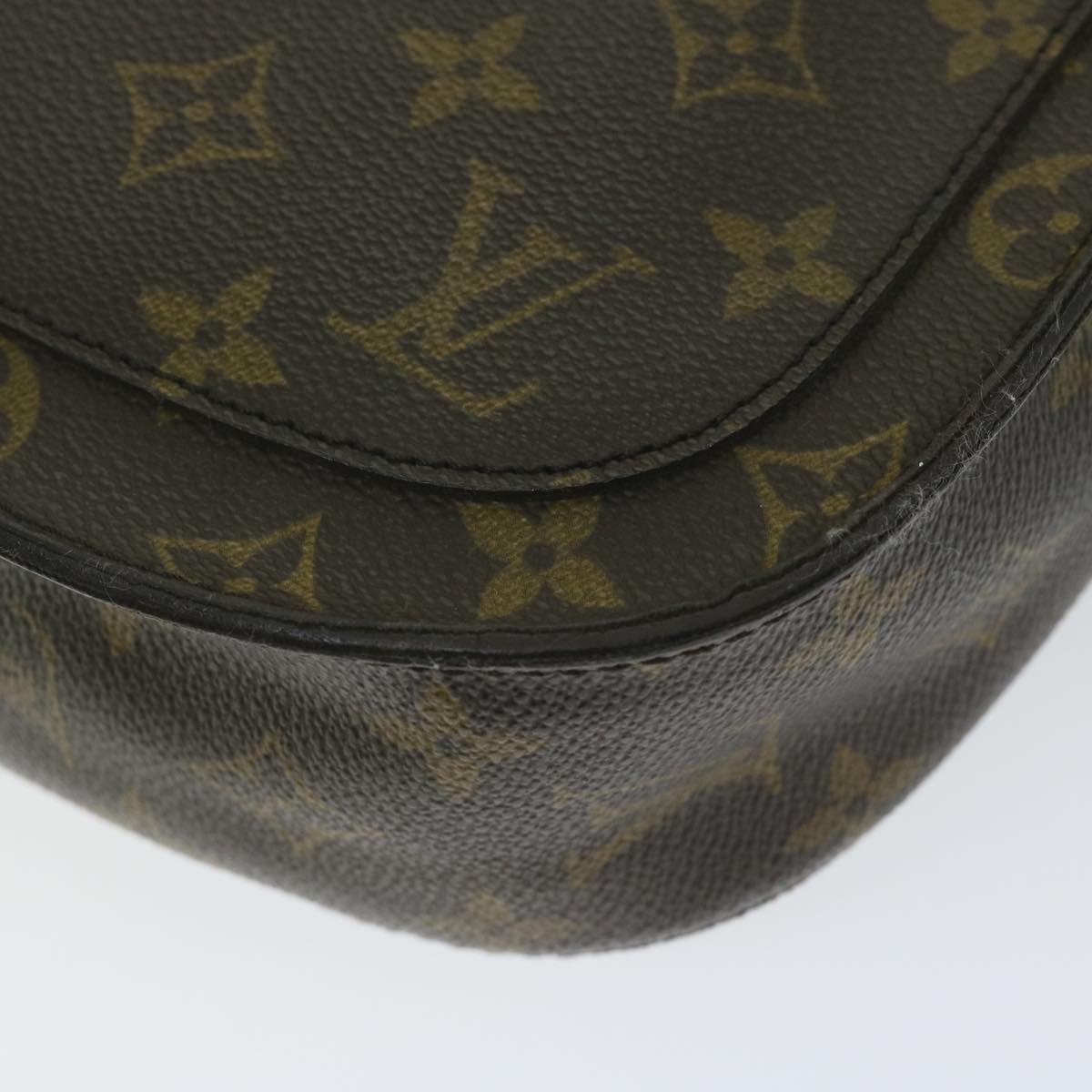 LOUIS VUITTON Monogram Saint Cloud GM Shoulder Bag M51242 LV Auth 61864