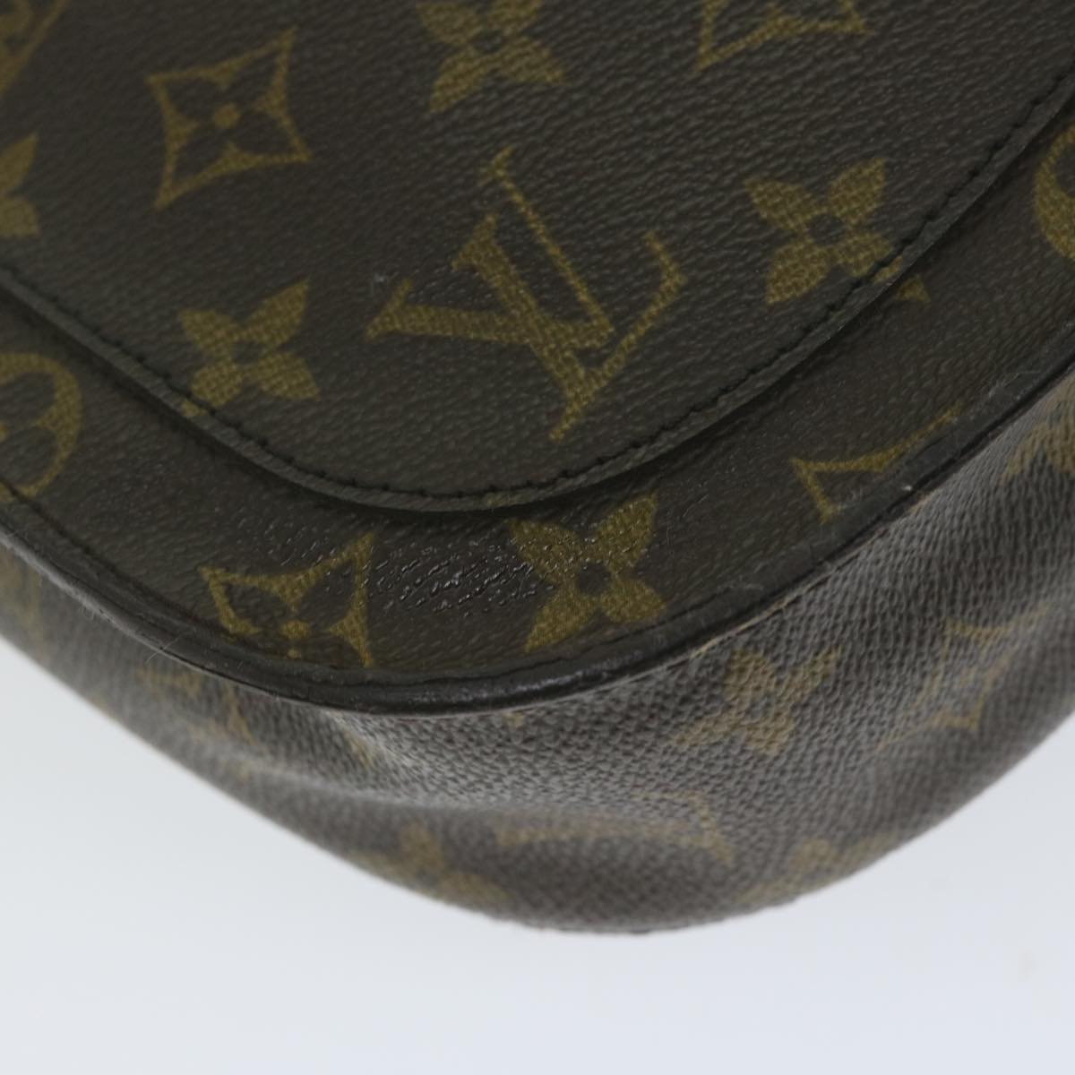 LOUIS VUITTON Monogram Saint Cloud GM Shoulder Bag M51242 LV Auth 61864