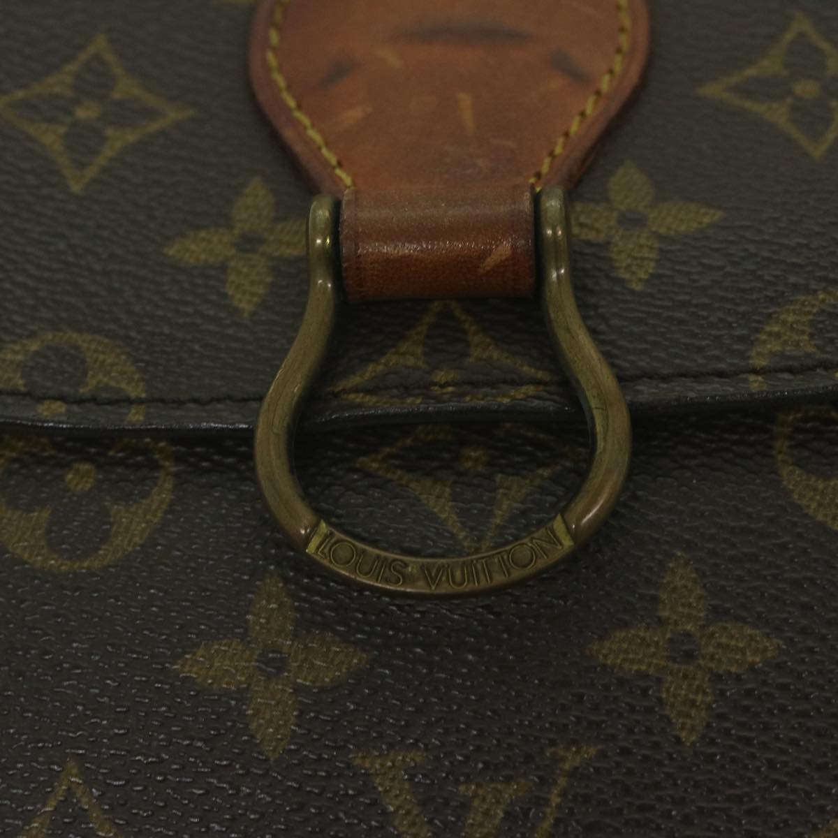 LOUIS VUITTON Monogram Saint Cloud GM Shoulder Bag M51242 LV Auth 61864