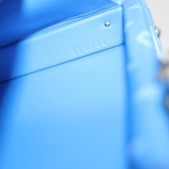 LOUIS VUITTON Monogram Clouds Wallet Trunk Clutch Bag Blue M20403 LV Auth 61941SM