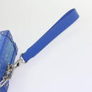 LOUIS VUITTON Monogram Clouds Wallet Trunk Clutch Bag Blue M20403 LV Auth 61941SM-14