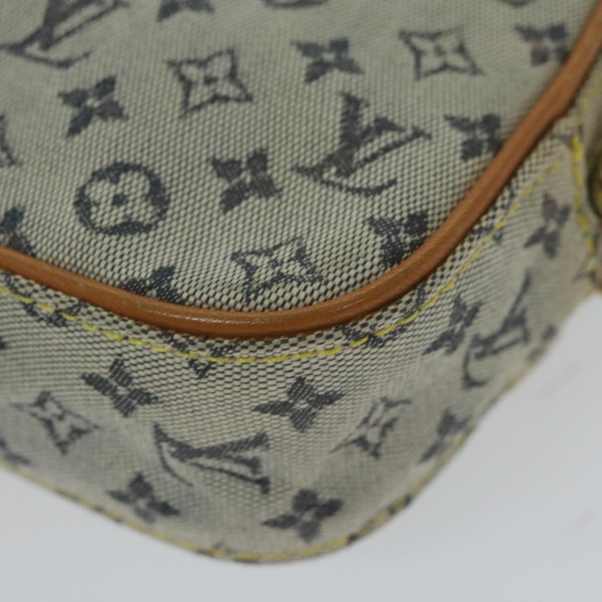 LOUIS VUITTON Monogram Mini Juliet MM Shoulder Bag Blue M92004 LV Auth 61979