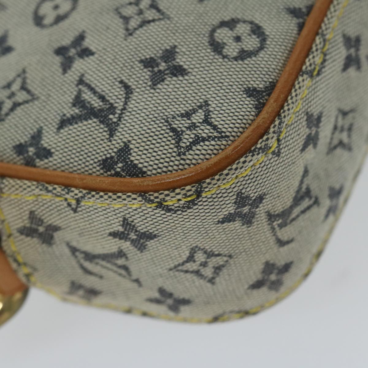 LOUIS VUITTON Monogram Mini Juliet MM Shoulder Bag Blue M92004 LV Auth 61979