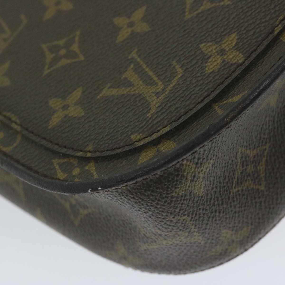 LOUIS VUITTON Monogram Saint Cloud GM Shoulder Bag Vintage M51242 LV Auth 62003