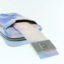 FENDI Zucca Canvas Shoulder Bag Light Blue Auth 62025AV-9