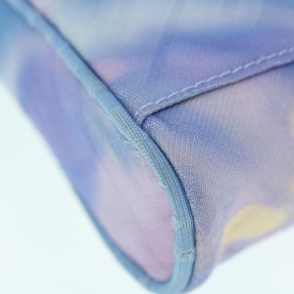 FENDI Zucca Canvas Shoulder Bag Light Blue Auth 62025AV