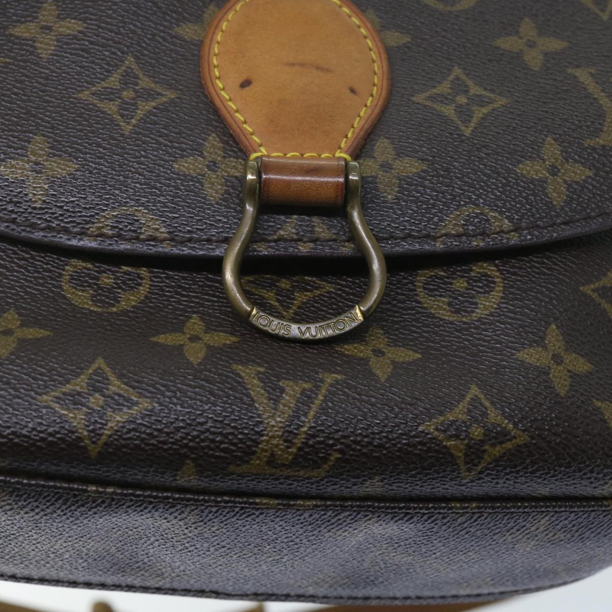 LOUIS VUITTON Monogram Saint Cloud GM Shoulder Bag M51242 LV Auth 62037