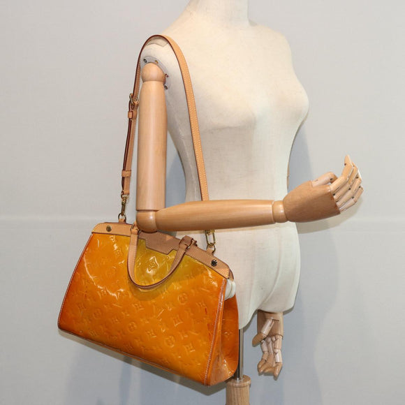 LOUIS VUITTON Monogram Vernis Blair MM Bag 2way Broncorail M91456 LV Auth 62072