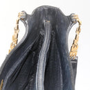 BALLY Quilted Tote Bag Leather Black Auth 62106-18