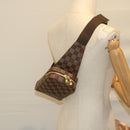 LOUIS VUITTON Damier Ebene Geronimos Shoulder Bag N51994 LV Auth 62128AV-23