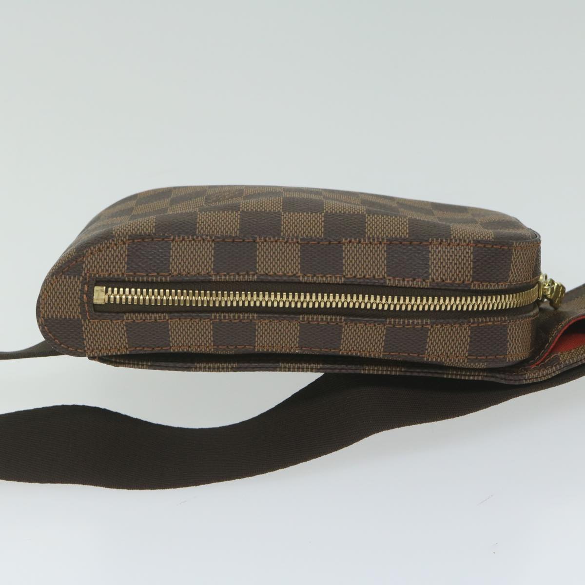 LOUIS VUITTON Damier Ebene Geronimos Shoulder Bag N51994 LV Auth 62128A