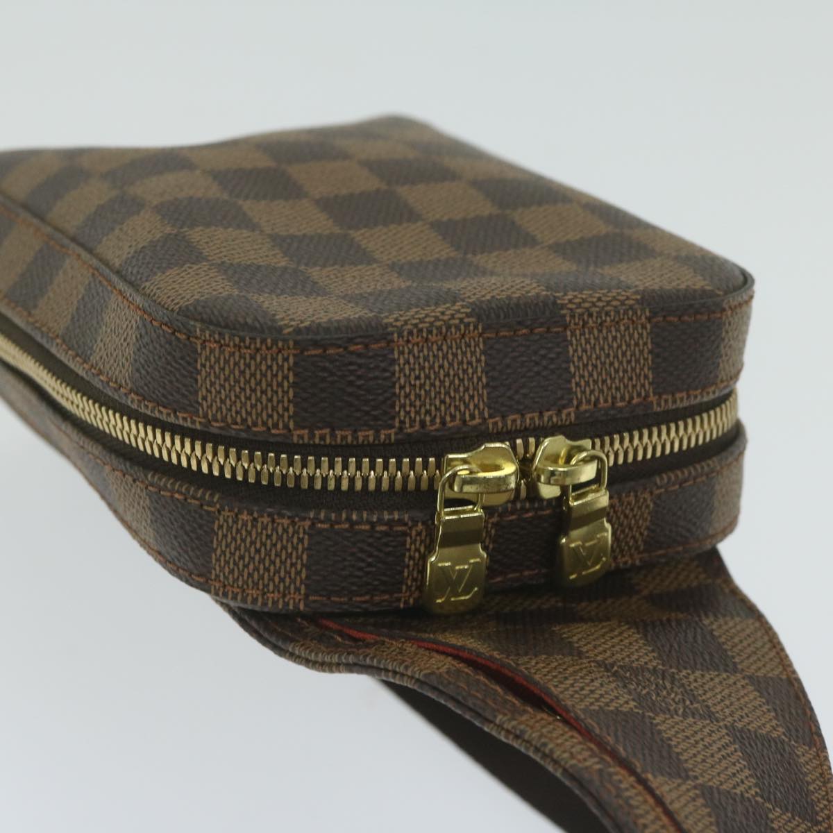 LOUIS VUITTON Damier Ebene Geronimos Shoulder Bag N51994 LV Auth 62128A