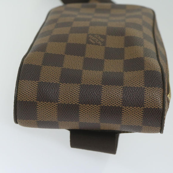 LOUIS VUITTON Damier Ebene Geronimos Shoulder Bag N51994 LV Auth 62128AV
