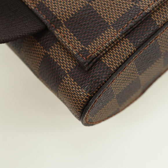 LOUIS VUITTON Damier Ebene Geronimos Shoulder Bag N51994 LV Auth 62128V
