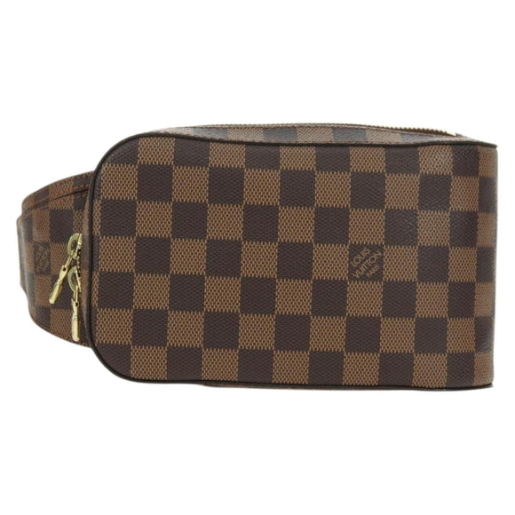 LOUIS VUITTON Damier Ebene Geronimos Shoulder Bag N51994 LV Auth 62128V