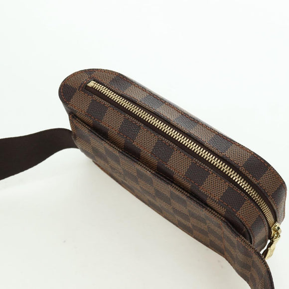 LOUIS VUITTON Damier Ebene Geronimos Shoulder Bag N51994 LV Auth 62128V