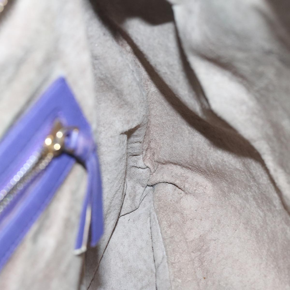 BOTTEGAVENETA INTRECCIATO Hobo Shoulder Bag Leather Purple Auth 62133